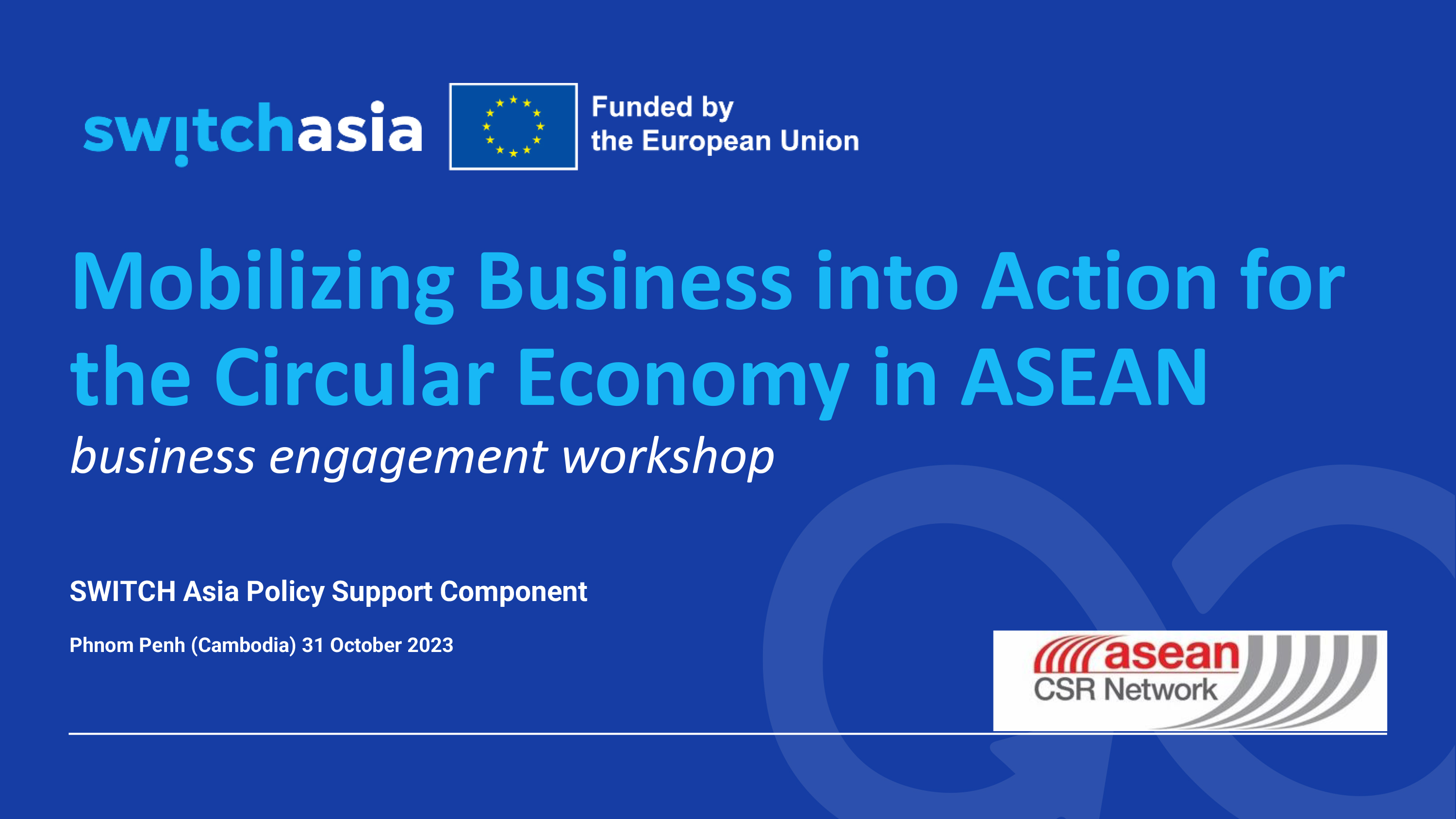 Cambodia Business Engagement Workshop