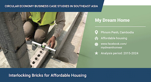 Interlocking bricks for affordable housing