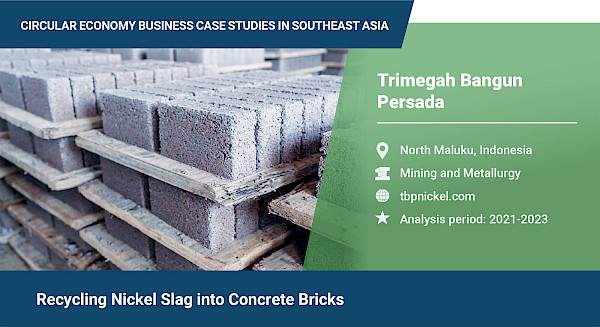 Recycling nickel slag into concrete bricks