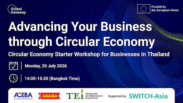 Circular Economy Starter Workshop for Businesses in Thailand